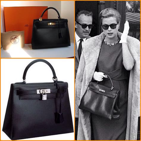 grace kelly hermes bag size|vintage hermes kelly handbag.